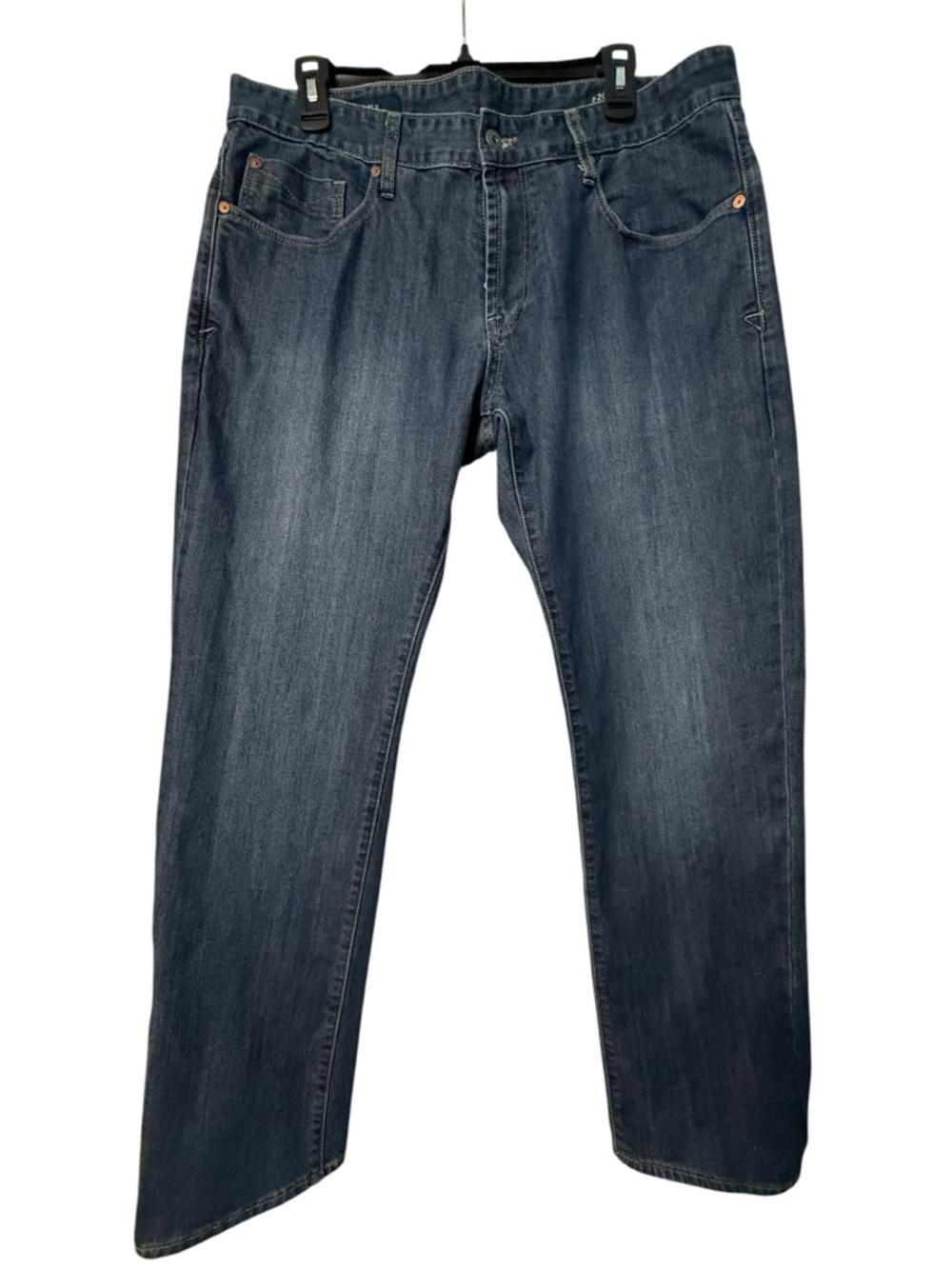 Faconnable F20 Straight Leg Jeans 35x32 Classic Blue Denim EU Designer